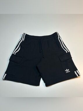 adidas Originals Adicolor Classics 3-Stripes Cargo Shorts Black